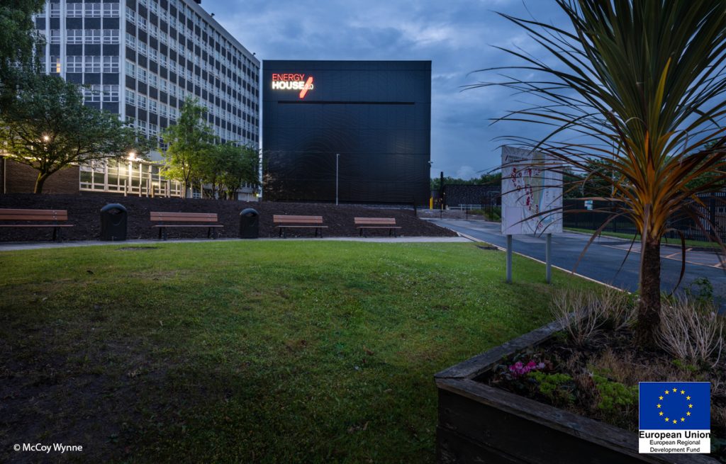 External shot of Energy House 2.0, University of Salford
© McCoy Wynne